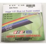 Tròng Kính Mỏng Hoga 1.61  Blue cut UV420 SHMC Chính Hãng - Ảnh 2