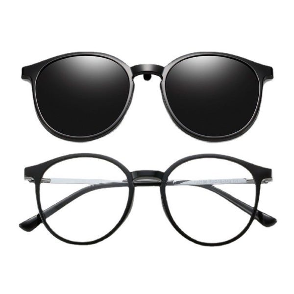 Kính Râm Cận Tròn TR90 Clip On Phân Cực Polarized 2 Trong 1 TJ2186 - Ảnh 3