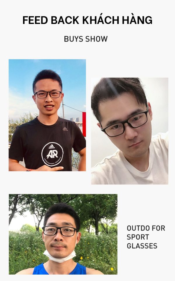 Gọng Kính Cận TR90 Thể Thao OUTDO GT62041 Chính Hãng - Ảnh 3