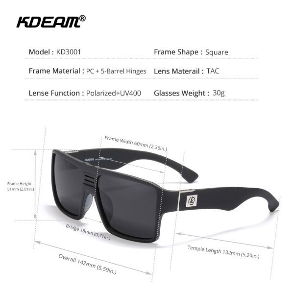 Kính Mát Nam Phân Cực Polarized KD3001 - Ảnh 2