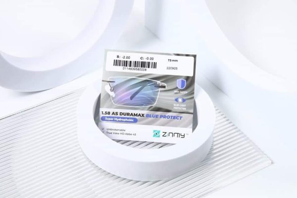 Tròng Kính Chống Bể Chống Ánh Sáng Xanh Zinmy Blue Protect 1.58 - Ảnh 4