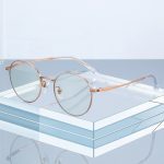 Gọng Kính Tròn Chống Ánh Sáng Xanh Titanium Patton ST6211 - Ảnh 8