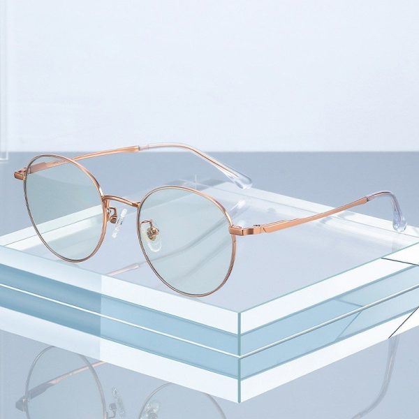 Gọng Kính Tròn Chống Ánh Sáng Xanh Titanium Patton ST6211 - Ảnh 8