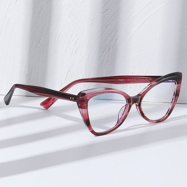 Gọng Kính Mắt Mèo Acetate Chống Ánh Sáng Xanh Patton Ps8815 - Ảnh 9