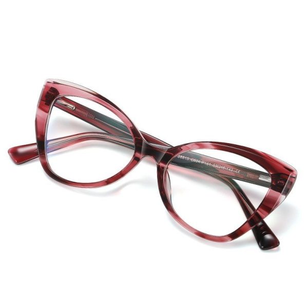 Gọng Kính Mắt Mèo Acetate Chống Ánh Sáng Xanh Patton Ps8815 - Ảnh 7