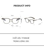 Gọng Kính Titanium Ditano DLX107 - Ảnh 2