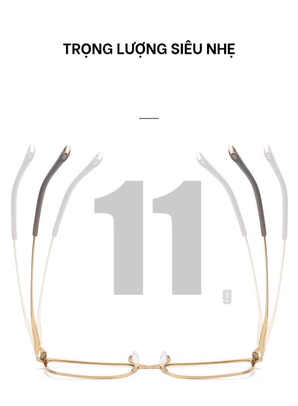 Gọng Kính Titanium Siêu Nhẹ Ditano 80859 - Ảnh 4
