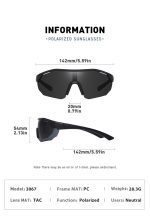 Kính Mát Thể Thao Phân Cực Polarized Jason 3067 - Ảnh 2