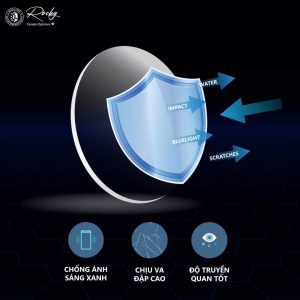 Tròng Kính Rocky Chống Bể Và Chống Ánh Sáng Xanh 1.58