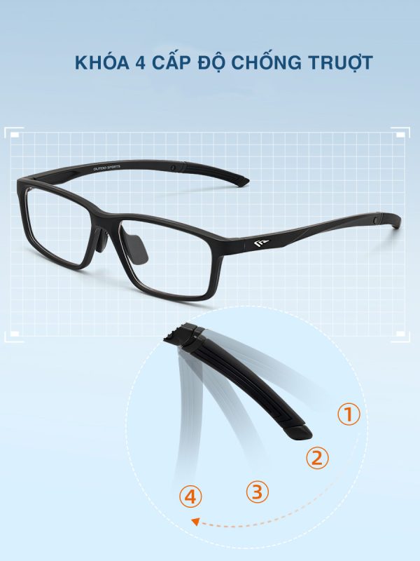 Gọng Kính Thể Thao Outdo Sports GT62055 Chính Hãng - Ảnh 4