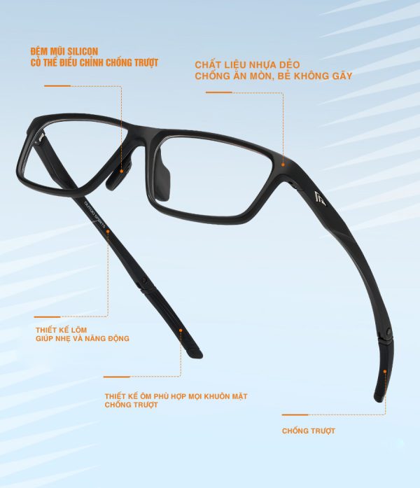 Gọng Kính Thể Thao Outdo Sports GT62055 Chính Hãng - Ảnh 5