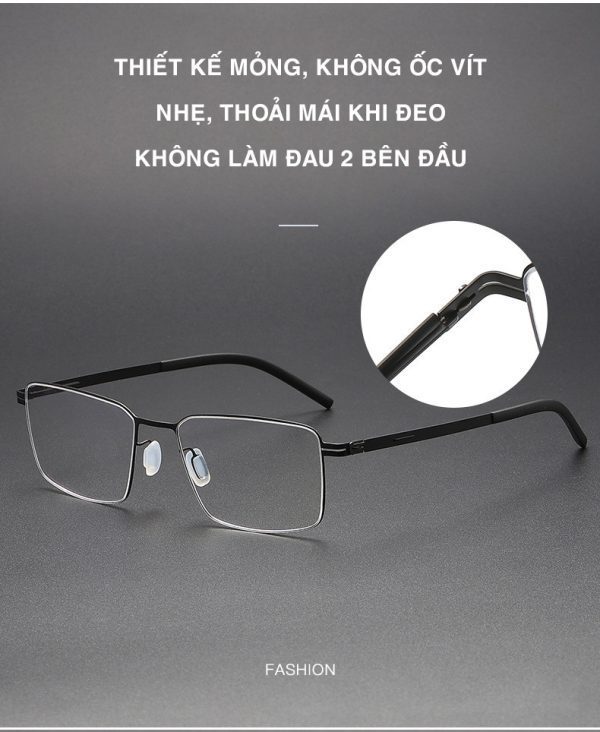 Gọng Kính Không Ốc Vít Siêu Mỏng I0203 - Ảnh 3