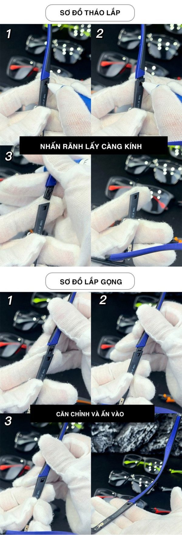 Gọng Kính Thể Thao TR90 1220 - Ảnh 9