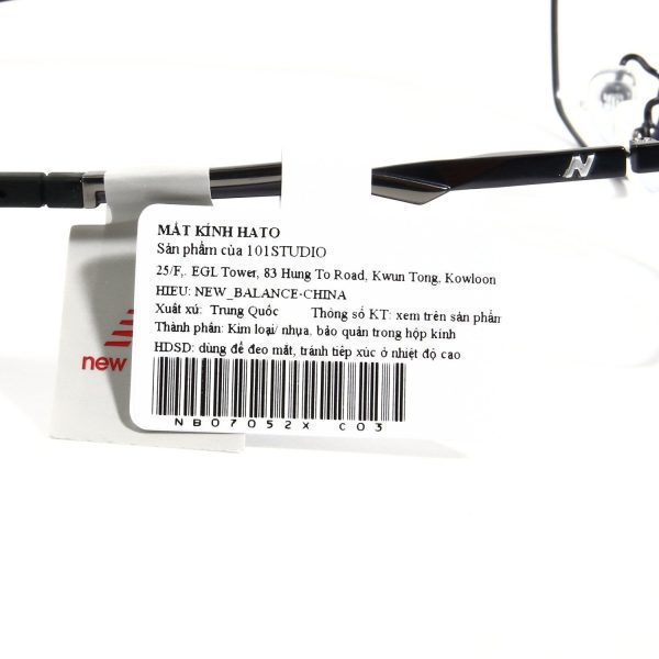 New Balance Elock NB07052X - Gọng Kính Thể Thao Titanium Tem Chính Hãng - Ảnh 8
