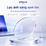 Apollo Blutech Plus lọc ánh sáng xanh tím từ màn hình kỹ thuật số
