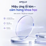 Hiệu ứng lỗ kim trên tròng kính Apollo Honeycomb giúp tăng độ sâu trường ảnh
