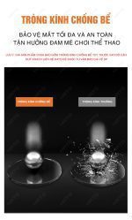 Gọng Kính Cận Thể Thao Góc Nhìn Rộng Chơi Đá Bóng, Bóng Rổ CL 1558 - Ảnh 6