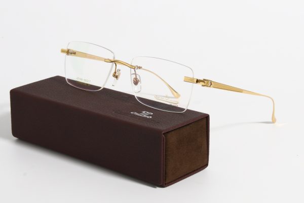 Kính Không Gọng Mạ Vàng 18K Titanium Jaecer J27149 - Ảnh 7