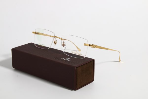 Kính Không Gọng Mạ Vàng 18K Titanium Jaecer J27149 - Ảnh 8