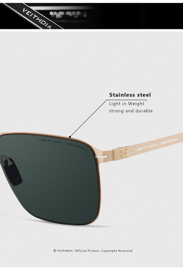 Kính Mát Veithdia 8210 Phân Cực 9 Lớp Lọc Hd Nylon Polarized - Ảnh 8