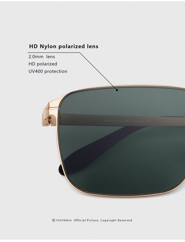 Kính Mát Veithdia 8210 Phân Cực 9 Lớp Lọc Hd Nylon Polarized - Ảnh 7
