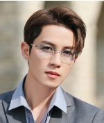 Gọng Kính Không Viền Chống Ánh Sáng Xanh Titanium Vát Cạnh Kim Cương Zoson 8118 - Ảnh 9