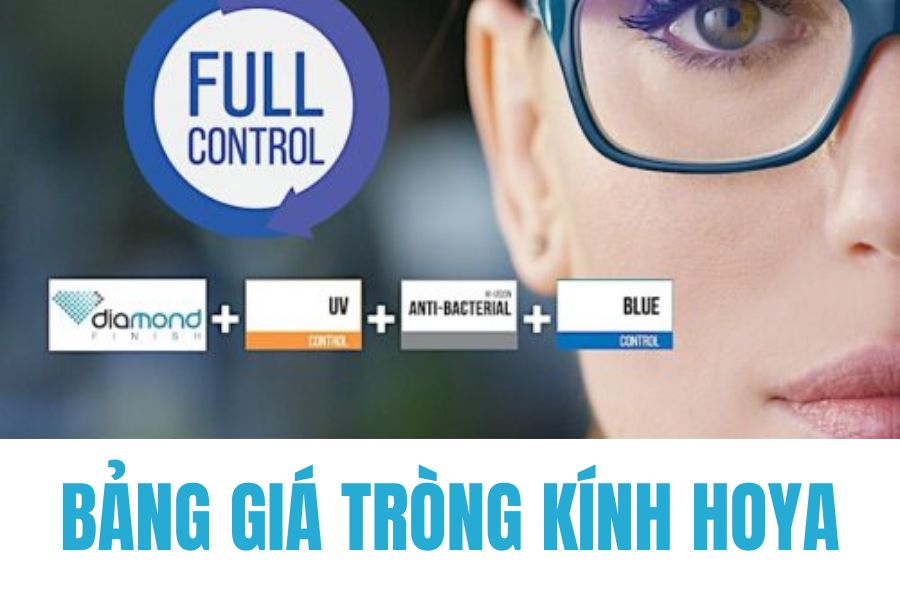 bảng giá tròng kính hoya
