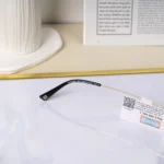 Gọng Kính Khoan Không Viền Titanium Exfash EF83280T - Tem Chính Hãng 101