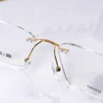Gọng Kính Khoan Không Viền Titanium Exfash EF83280T - Tem Chính Hãng 101