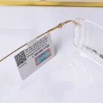Gọng Kính Khoan Không Viền Titanium Exfash EF83280T - Tem Chính Hãng 101