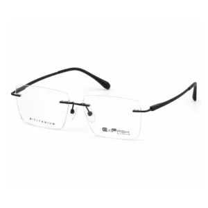 Gọng Kính Khoan Không Viền Titanium Exfash EF33286T - Tem Chính Hãng 101