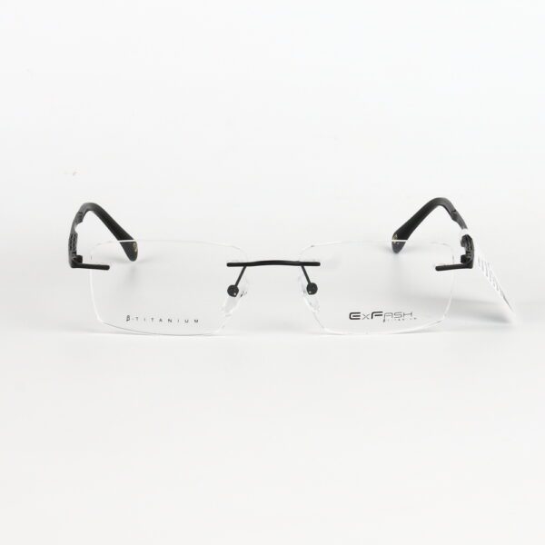Gọng Kính Khoan Không Viền Titanium Exfash EF32283T Chính Hãng - Ảnh 2