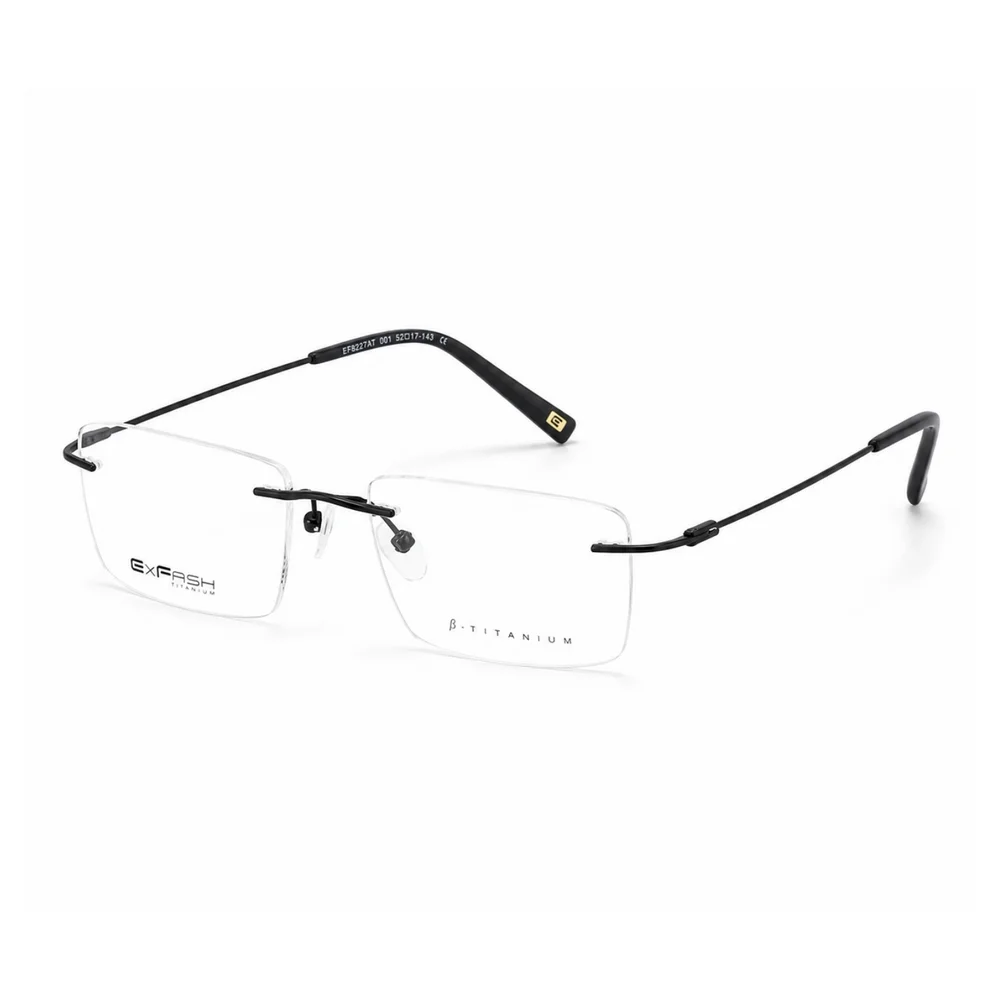 Gọng Kính Khoan Không Viền Titanium Exfash EF82274T