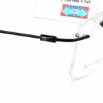 Gọng Kính Khoan Không Viền Titanium Exfash EF82274T
