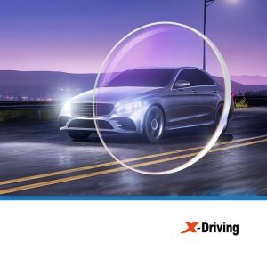 Tròng Kính Đổi Màu Nottica 1.56 X-Driving Blue Control