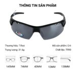 Kính Mát Thể Thao Tifosi Crit - Bộ 3 Tròng Tháo Lắp Chính Hãng