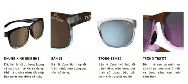 Tifosi Swank Kính Mát Thể Thao - Chính Hãng - Ảnh 3
