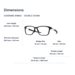 Oakley Double Down 0OX8188D Gọng Kính Thể Thao – Tem Luxottica Chính Hãng