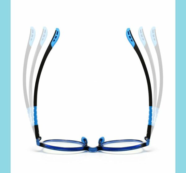 Gọng Kính Tròn Trẻ Em TR90 5289 Chống Ánh Sáng Xanh - Ảnh 8