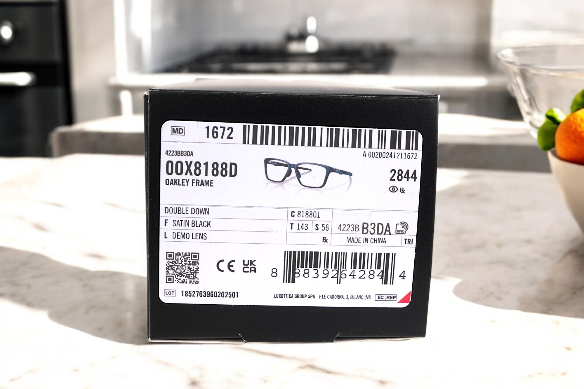 Oakley Double Down 0OX8188D Gọng Kính Thể Thao Chính Hãng - Tem Luxottica