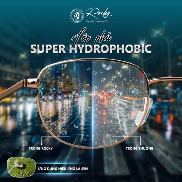 Tròng Kính Đổi Màu Trà Rocky Lens 1.61