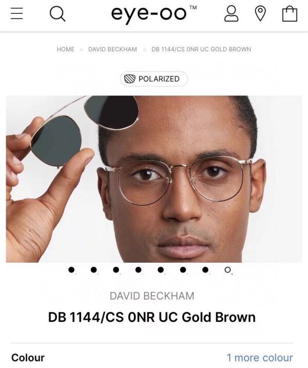 David Beckham Kính Mắt Clip On DB 1144/CS