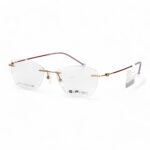 Exfash EF33214T Gọng Kính Khoan Không Viền Titanium