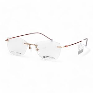 Exfash EF33214T Gọng Kính Khoan Không Viền Titanium