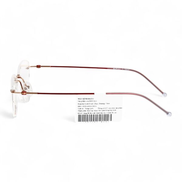 Exfash EF33214T Gọng Kính Khoan Không Viền Titanium