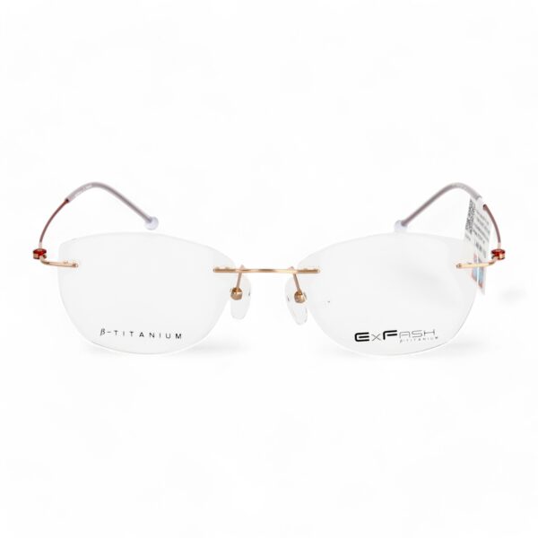 Exfash EF33214T Gọng Kính Khoan Không Viền Titanium