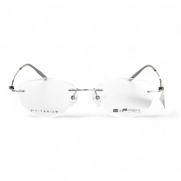 Exfash EF33214T Gọng Kính Khoan Không Viền Titanium - Ảnh 3