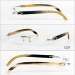 Sừng Tự Nhiên Độc Gọng Kính Khoan Bản Thủ Công Mỹ Nghệ Việt MNV