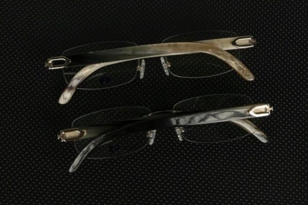 Sừng Tự Nhiên Độc Gọng Kính Khoan Bản Thủ Công Mỹ Nghệ Việt MNV