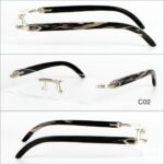 Sừng Tự Nhiên Độc Gọng Kính Khoan Bản Thủ Công Mỹ Nghệ Việt MNV